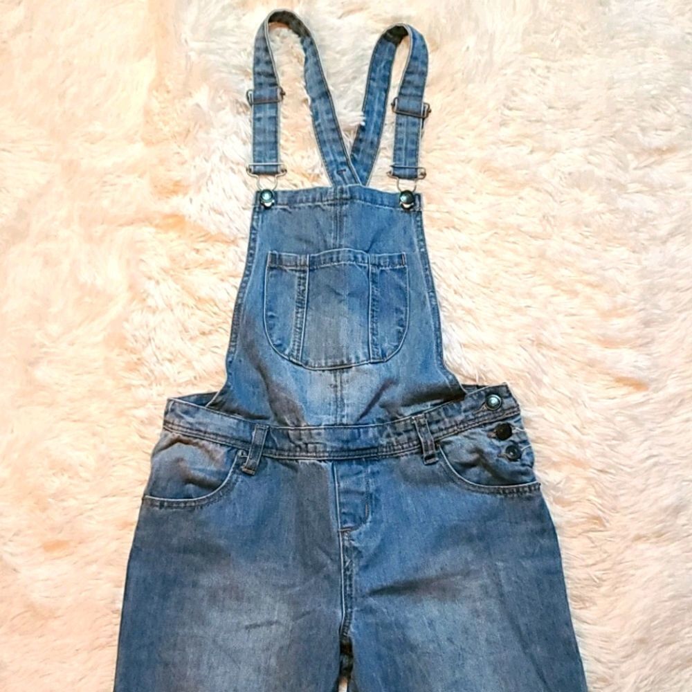 Distressed Overalls by Signature8  Small - Picture 2 of 6